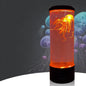 Zylindrisches LED-Simulations-Quallenlicht, USB-betrieben, buntes Quallen-Atmosphärenlicht, 10,5 x 10,5 x 29,4 cm