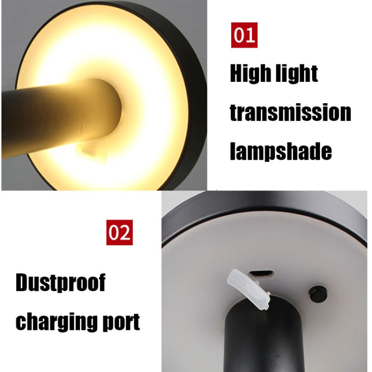BC965 Student Augenschutz USB Wasserdichte LED Tisch Lampe Nacht Bar Tisch Lampe