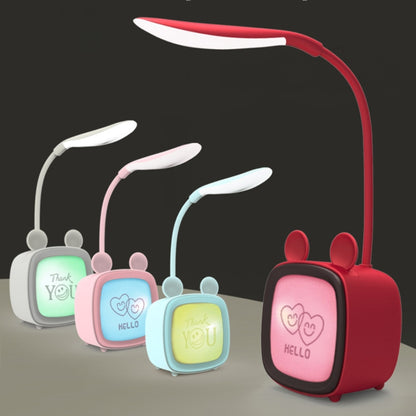 2 PCS Niedliche USB-Tischlampe mit Haustiermotiv, energiesparendes LED-Nachtlicht für den Augenschutz im Schlafzimmer und Schlafsaal, zufällige Farbauswahl, Kaninchen, süßer Bär, Rehkitz, Archie