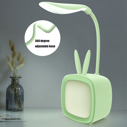 2 PCS Niedliche USB-Tischlampe mit Haustiermotiv, energiesparendes LED-Nachtlicht für den Augenschutz im Schlafzimmer und Schlafsaal, zufällige Farbauswahl, Kaninchen, süßer Bär, Rehkitz, Archie