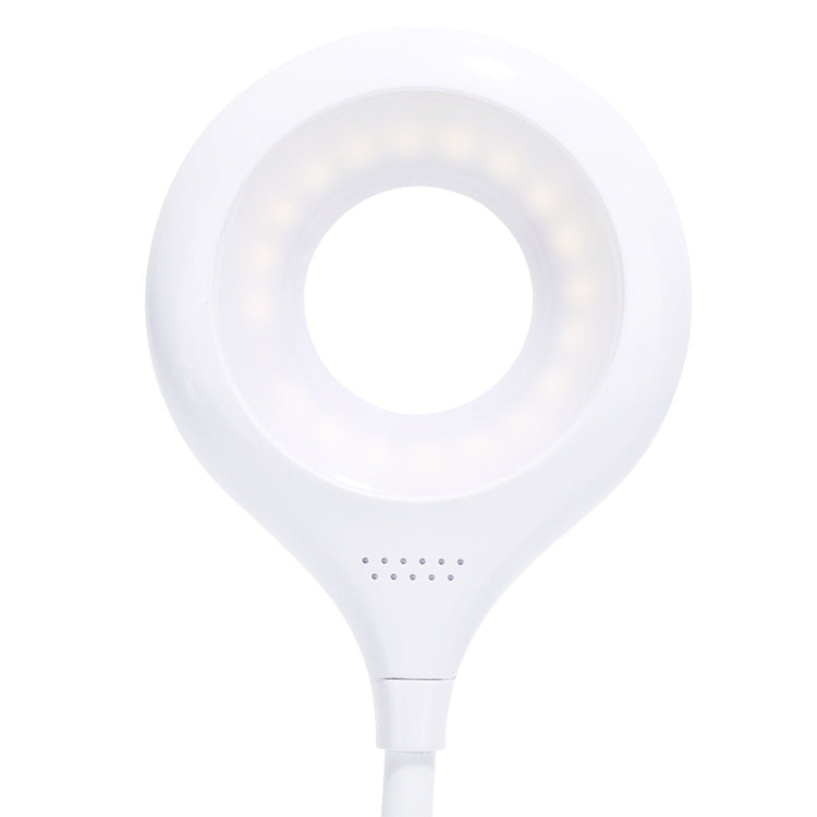 Deli 4326 Drei-Gang verstellbare Ring USB-Lade-Schreibtischlampe mit Stifthalter