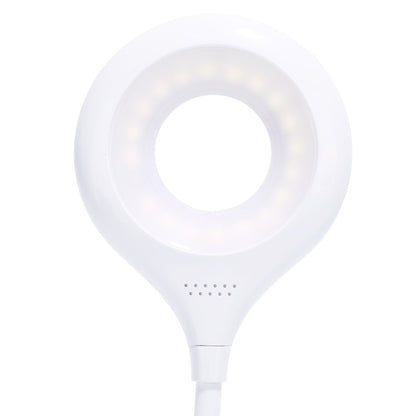 Deli 4326 Drei-Gang verstellbare Ring USB-Lade-Schreibtischlampe mit Stifthalter