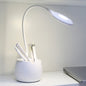 Deli 4326 Drei-Gang verstellbare Ring USB-Lade-Schreibtischlampe mit Stifthalter