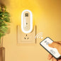 Fernbedienung Timer Dimmen Nachtlicht Schlafzimmer Steckdose LED Wandleuchte, CN Stecker, Dual-USB