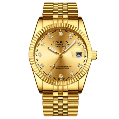 FNGEEN 7008 Men Fashion Diamond Dial Watch Couple Watch