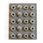 Silicone Cake Mold 25 Grid Fudge Hard Candy Silicone Biscuit Mold, Fruit, Donuts