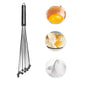 Manual Whisk Stainless Steel Glass Bead Egg Whisk Kitchen Household Hand-Held Baking Tools Type A 12 Inch, Type A 12 Inch, Type A 10 Inch, Type B 12 Inch, Type B 10 Inch, Type C 12 inch, Type C  10 Inch