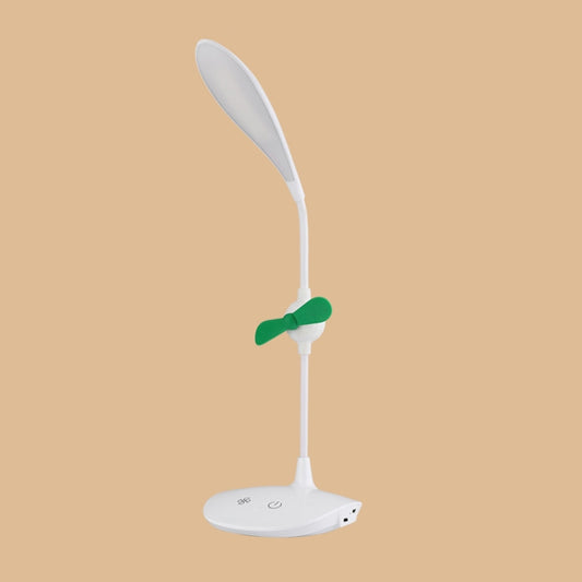 WS-8010 LED Fan Desk Lamp Bedside Desk USB Folding Desk Lamp, Water Drop, Ring, Pen Holder White Fan Blade, Pen Holder Yellow Fan Blade, Pen Holder Blue Fan Blade, Pen Holder Green  Fan Blade