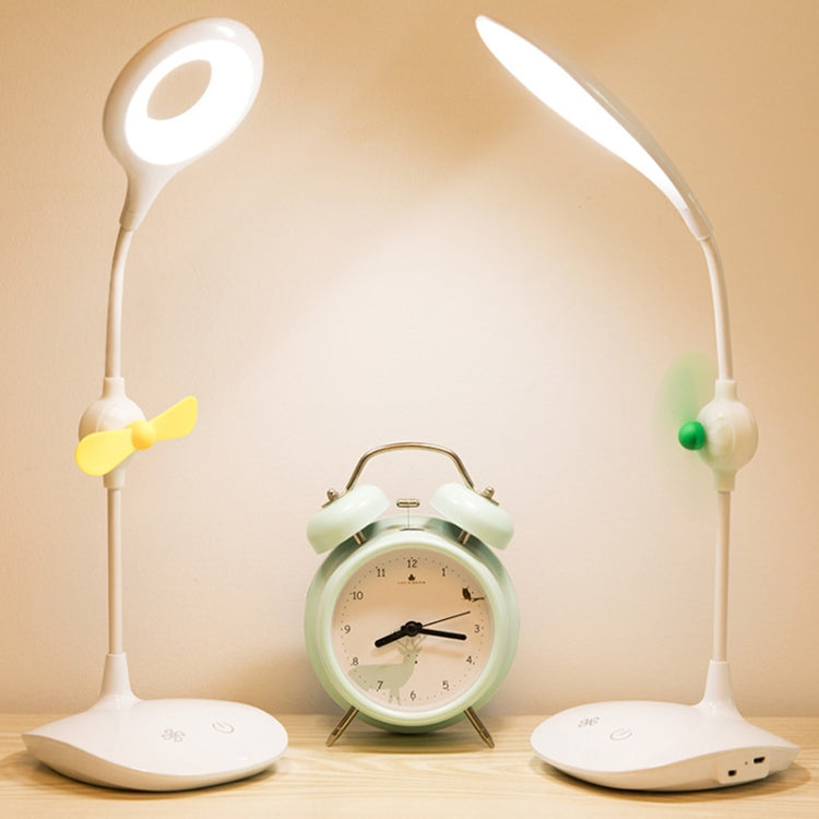 WS-8010 LED Fan Desk Lamp Bedside Desk USB Folding Desk Lamp, Water Drop, Ring, Pen Holder White Fan Blade, Pen Holder Yellow Fan Blade, Pen Holder Blue Fan Blade, Pen Holder Green  Fan Blade