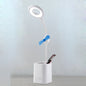 WS-8010 LED Fan Desk Lamp Bedside Desk USB Folding Desk Lamp, Water Drop, Ring, Pen Holder White Fan Blade, Pen Holder Yellow Fan Blade, Pen Holder Blue Fan Blade, Pen Holder Green  Fan Blade