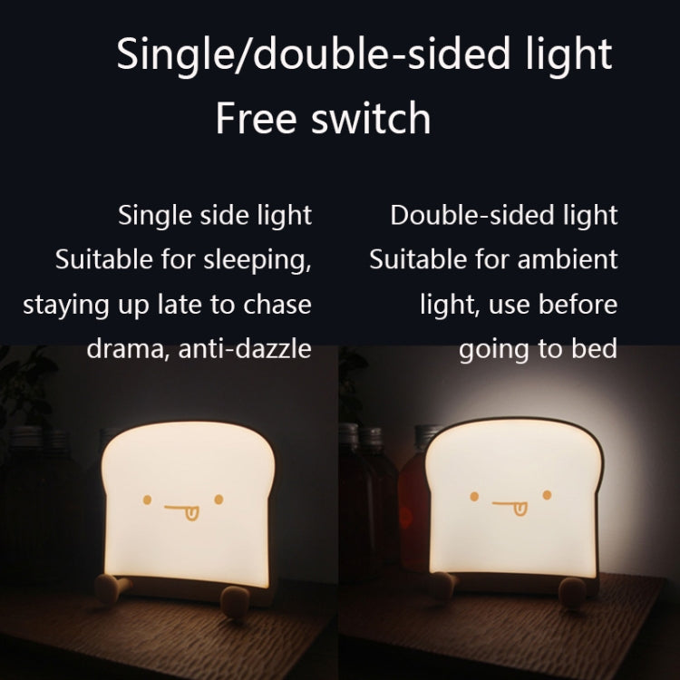 FL-01 Toastbrot-Nachtlicht mit Handyhalter, Zeitgesteuertes Schlaflicht für Kinderzimmer, FL-01 Toastbrot gefräßig, FL-01 Toastbrot Schlummerlicht, FL-01 Toastbrot verspielt