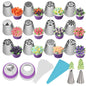 27-in-1-Dekorationsmund-Set, nahtlos, Creme-Quetschmund, 27 Teile/Set