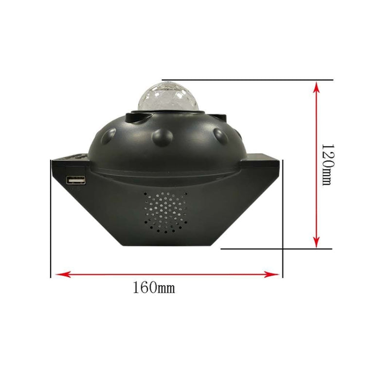 SC522-01 USB Bluetooth Musik Wasserzeichen Sternenhimmel Projektionslicht LED Bühnenlicht Nachtlicht