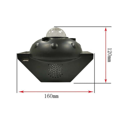 SC522-01 USB Bluetooth Musik Wasserzeichen Sternenhimmel Projektionslicht LED Bühnenlicht Nachtlicht