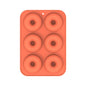 Oven Baking Tools Silicone Cake Donut Mold, 8 Even Brown, 6 Even Blue, 6 Even Purple, 6 Even Green, 6 Even Orange, 6 Even Yellow, 6 Even Red