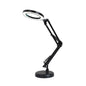 8-fache Lupenlampe, Beauty Nail Tattoo Repair Büro-Leselampe, ohne Lupe (schwarz), mit Lupe (schwarz)
