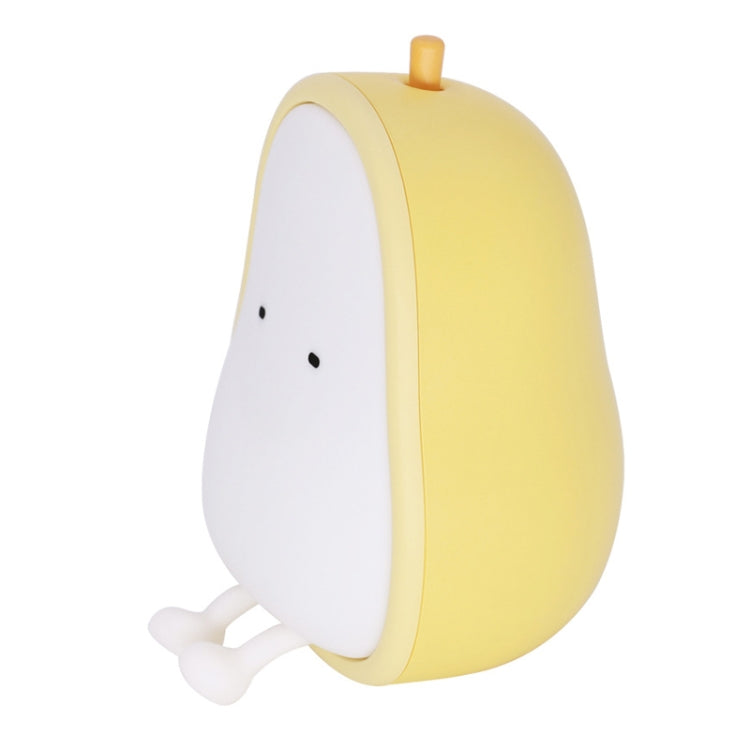 Birnenförmiges Nachtlicht, Silikon, weiches Schlafzimmer, warmes Licht, LED-Nachtlicht, Birnenform