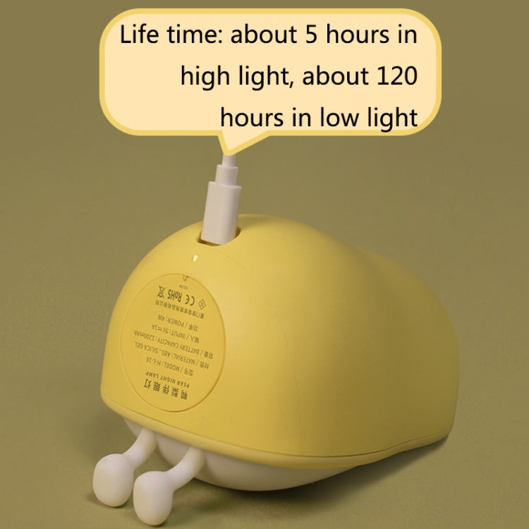 Birnenförmiges Nachtlicht, Silikon, weiches Schlafzimmer, warmes Licht, LED-Nachtlicht, Birnenform