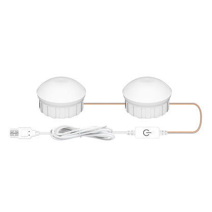 Mirror Front Light Dimmable Makeup Mirror USB Touch Control Light, 2 LEDs, 6 LEDs, 10 LEDs, 14 LEDs
