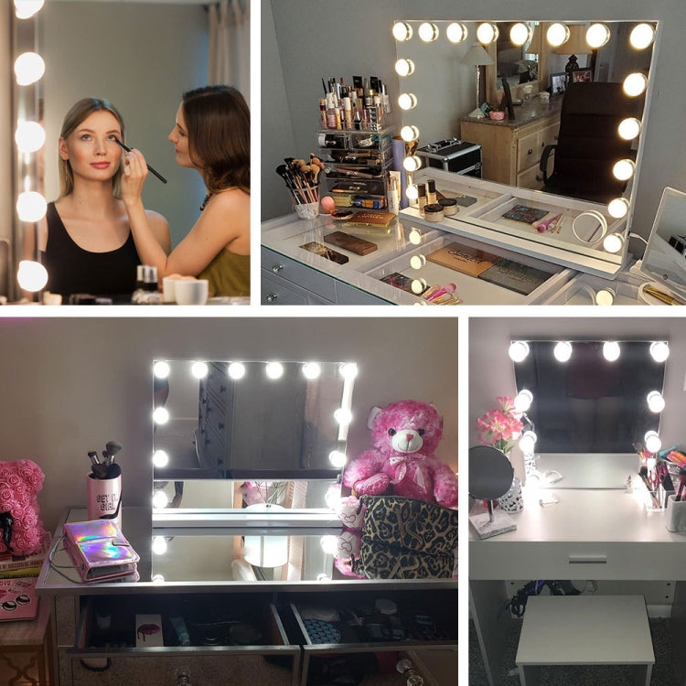 Mirror Front Light Dimmable Makeup Mirror USB Touch Control Light, 2 LEDs, 6 LEDs, 10 LEDs, 14 LEDs