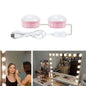 Spiegelfrontlicht Dimmbarer Schminkspiegel USB-Touch-Control-Licht, 2 LEDs, 6 LEDs, 10 LEDs, 14 LEDs