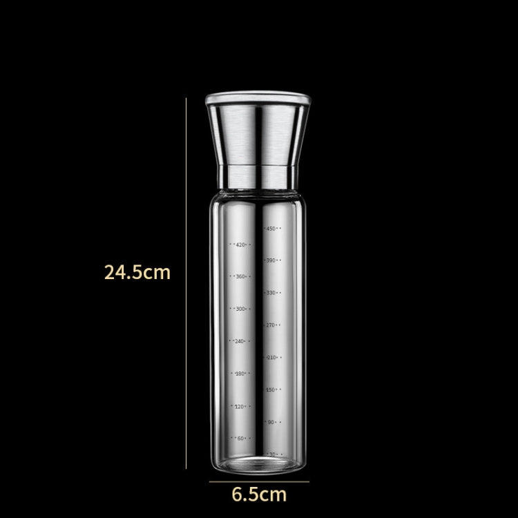 304 Edelstahl Meersalz Pfeffermühle Home Pfeffer Kaffee Manuelle Mahlflasche, 450ml