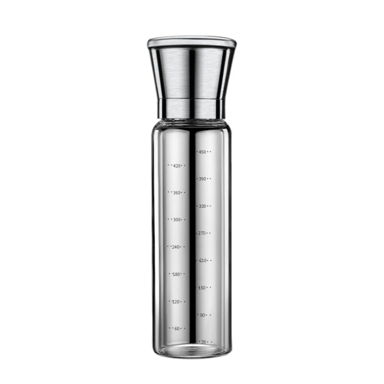 304 Edelstahl Meersalz Pfeffermühle Home Pfeffer Kaffee Manuelle Mahlflasche, 450ml
