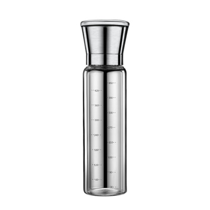 304 Edelstahl Meersalz Pfeffermühle Home Pfeffer Kaffee Manuelle Mahlflasche, 450ml