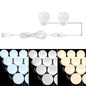 3 Farbtemperatur-Spiegel-Frontlampe USB Einfache Badezimmer-Make-up-Glühbirnen, 2 LEDs, 6 LEDs, 10 LEDs, 14 LEDs