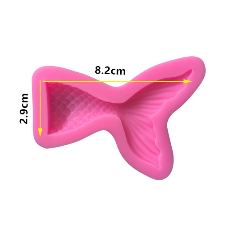Mini-Meerjungfrauenschwanz-Flüssigsilikonform, Fondant-Backform, Klein (Rosa) 15–95, Groß (Rosa) 15–94, Klein (Grau) 15–95, Groß (Grau) 15–94