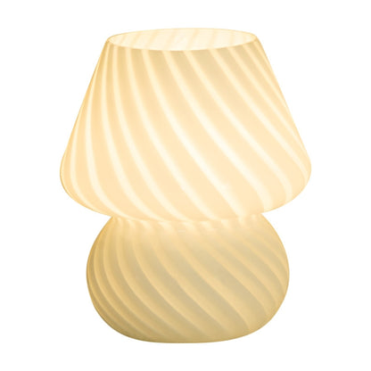 PJ-104 5W Pilzglas-Tischlampe für Schlafzimmer, Nachttisch, Dekoration, CN-Stecker, Spezifikation:, monochromes warmes Licht, kleine Elfen-Glühbirne, Fernbedienung + kleine Elfen-Glühbirne