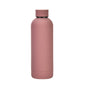 Stainless Steel Outdoor Matte Water Bottle Portable Sports Water Cup Rubber Paint Insulation Cup, Moss Green, Light Pink, Smoky Pink, Cinnabar Orange, Green White, Khaki, Ink Black, Lake Blue, Gray Green, Lilac Purple, Indigo, Gray