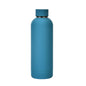 Stainless Steel Outdoor Matte Water Bottle Portable Sports Water Cup Rubber Paint Insulation Cup, Moss Green, Light Pink, Smoky Pink, Cinnabar Orange, Green White, Khaki, Ink Black, Lake Blue, Gray Green, Lilac Purple, Indigo, Gray