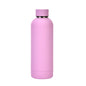 Stainless Steel Outdoor Matte Water Bottle Portable Sports Water Cup Rubber Paint Insulation Cup, Moss Green, Light Pink, Smoky Pink, Cinnabar Orange, Green White, Khaki, Ink Black, Lake Blue, Gray Green, Lilac Purple, Indigo, Gray