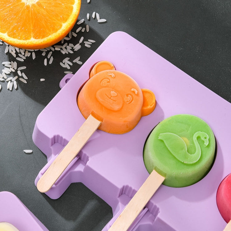 Hausgemachte Kinder süße Silikon Cartoon Popsicle Eisform, große Frucht