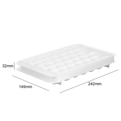 Creative Home Refrigerator Ice Box Ice Lattice Spherical Ice Cube Mould, Spherical(White)
