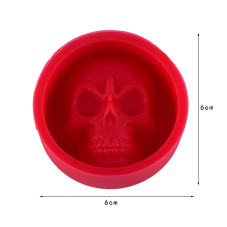 Küchen-Eisbox, lebensmittelechtes Silikon, Totenkopf-Eisgitter, kreative Whisky-Eiskugel-Eisform, Katzenpfotenform (rot), Totenkopfform (blau), Totenkopfform (grün), Totenkopfform (orange)