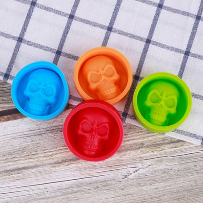 Küchen-Eisbox, lebensmittelechtes Silikon, Totenkopf-Eisgitter, kreative Whisky-Eiskugel-Eisform, Katzenpfotenform (rot), Totenkopfform (blau), Totenkopfform (grün), Totenkopfform (orange)
