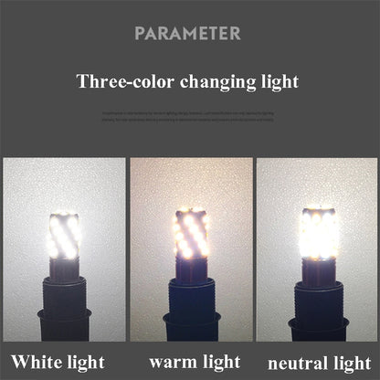 3 Stück flimmerfreie Maiskolben-Kerzenglühbirnen, Schraubglühbirne, 12 W-E14 warmes Licht im Wohnstil, 12 W-E14 dreifarbiges Licht im Wohnstil, 12 W-E14 neutrales Licht im Wohnstil, 12 W-E14 warmes Licht, 12 W-E14 dreifarbiges Licht ...