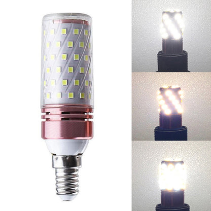 3 Stück flimmerfreie Maiskolben-Kerzenglühbirnen, Schraubglühbirne, 12 W-E14 warmes Licht im Wohnstil, 12 W-E14 dreifarbiges Licht im Wohnstil, 12 W-E14 neutrales Licht im Wohnstil, 12 W-E14 warmes Licht, 12 W-E14 dreifarbiges Licht ...
