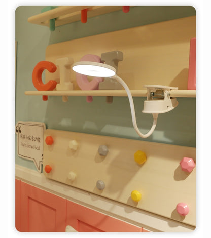 YAGE YG-8102 2W 18LEDs Touch-Schalter 3-Stufen-Dimm-Clip Schreibtischlampe Augenschutz LED-Licht