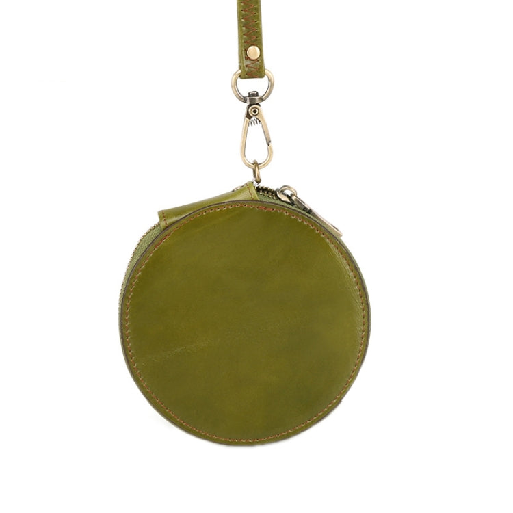 K058 Retro Cute Round Coin Storage Bag Casual Clutch