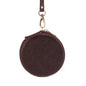K058 Retro Cute Round Coin Storage Bag Casual Clutch