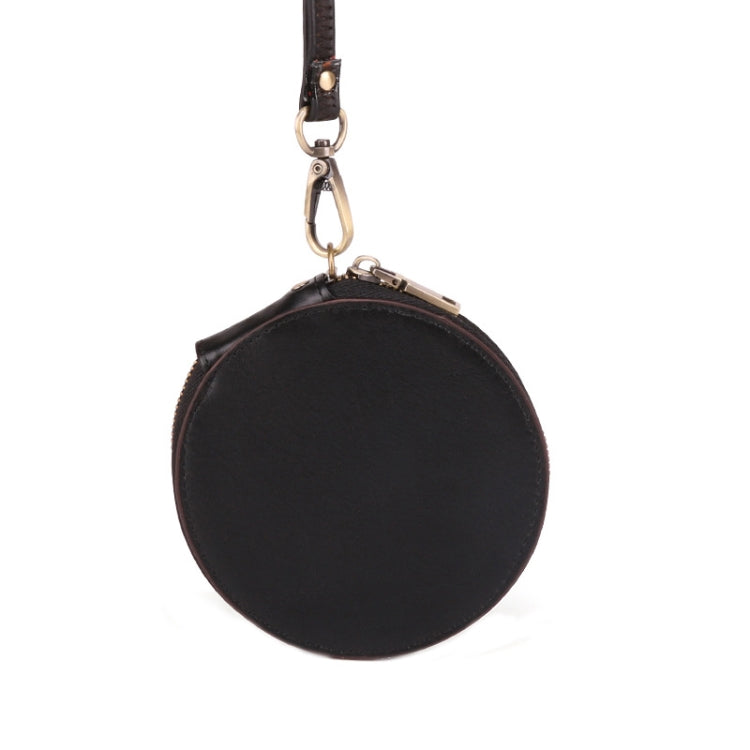 K058 Retro Cute Round Coin Storage Bag Casual Clutch