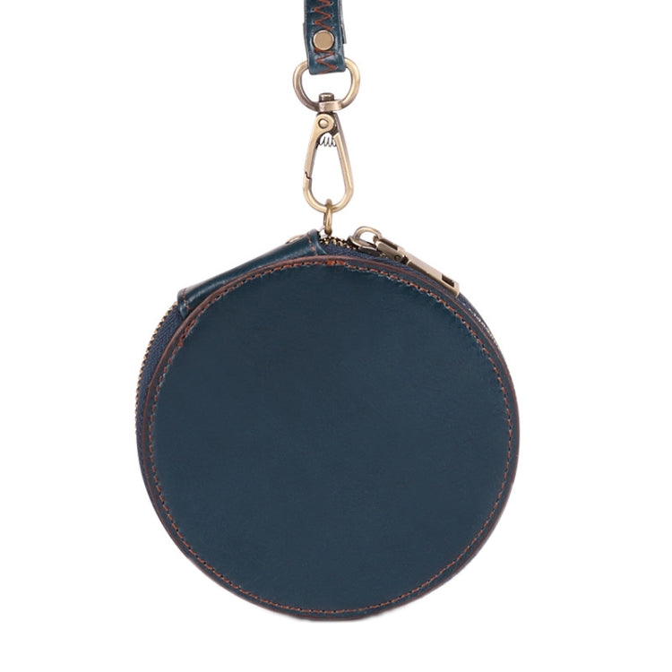K058 Retro Cute Round Coin Storage Bag Casual Clutch