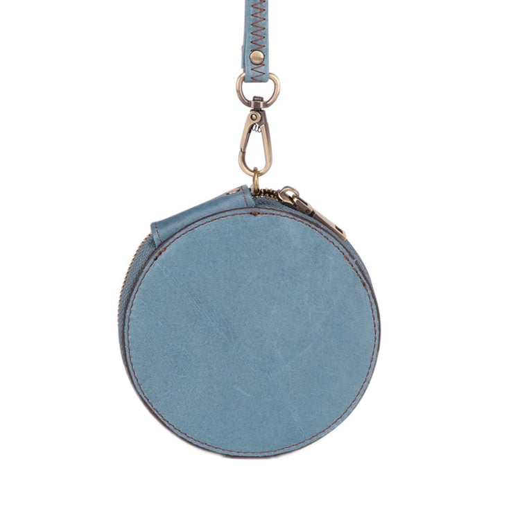 K058 Retro Cute Round Coin Storage Bag Casual Clutch