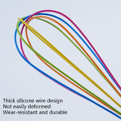 10 PCS Silikon Schneebesen Hause Ei Mixer Küche Gadgets Creme Backen Werkzeuge