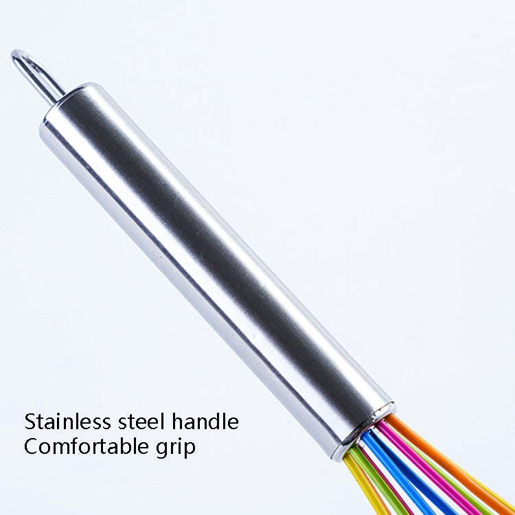 10 PCS Silikon Schneebesen Hause Ei Mixer Küche Gadgets Creme Backen Werkzeuge