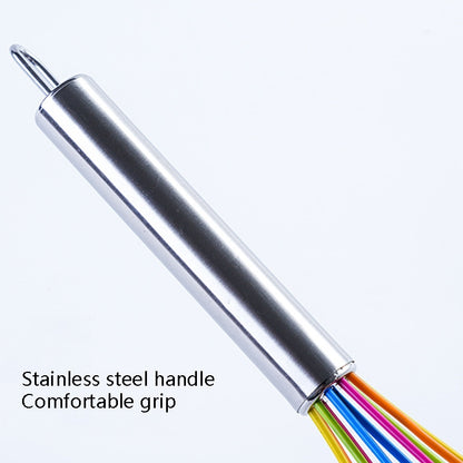 10 PCS Silikon Schneebesen Hause Ei Mixer Küche Gadgets Creme Backen Werkzeuge