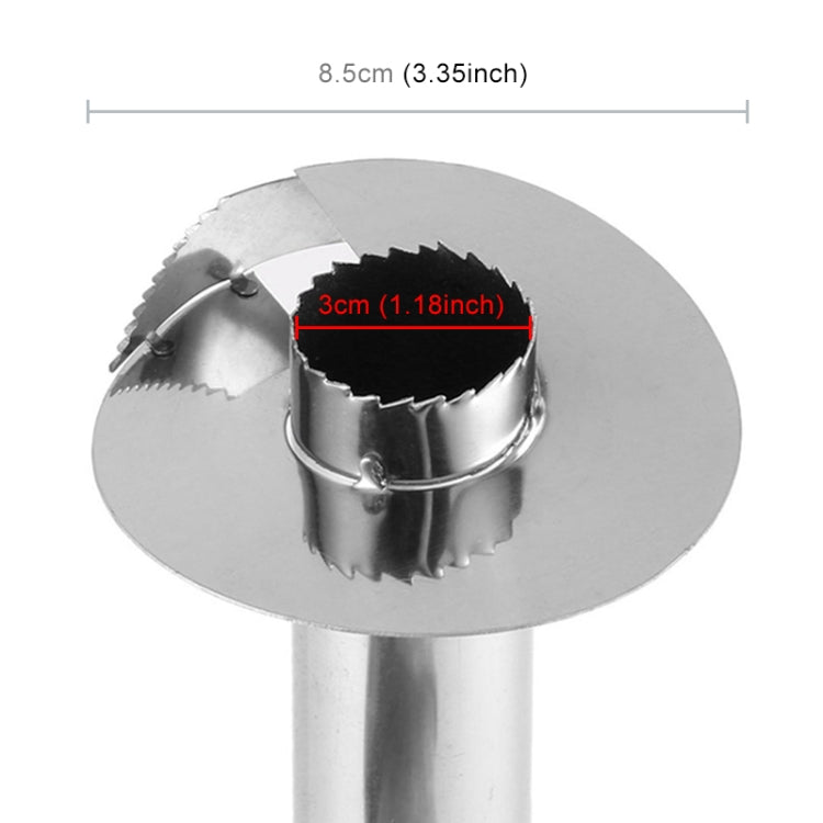 2 PCS Stainless Steel Pineapple Peeler Slicers Fruit Cutter Kitchen Tools, Pineapple Corer Slicer (Black handle), Pineapple Corer Slicer (Yellow handle)